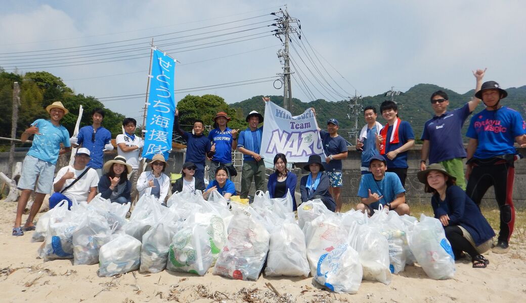 せとうち海援隊チームナルー第3回ナルービーチクリーン アイキャッチ