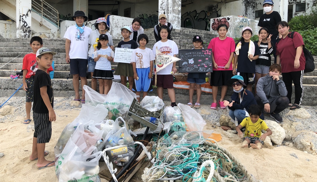 お手を拝借プロジェクトin玻名城ビーチ レポート