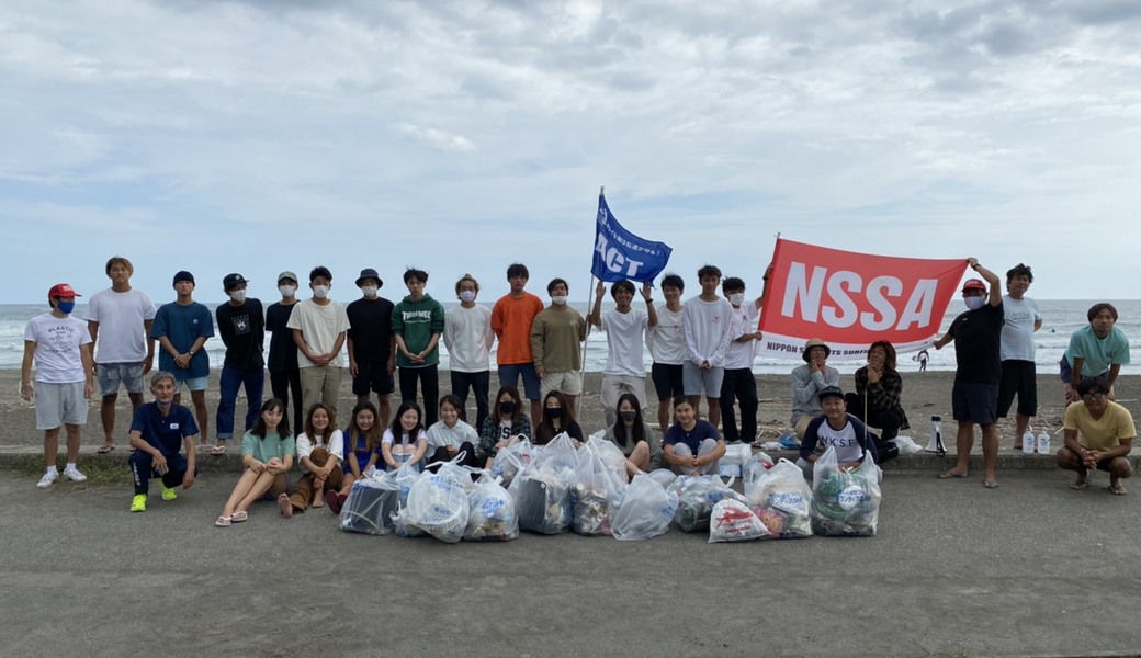 サーファーズビーチクリーンACT レポート