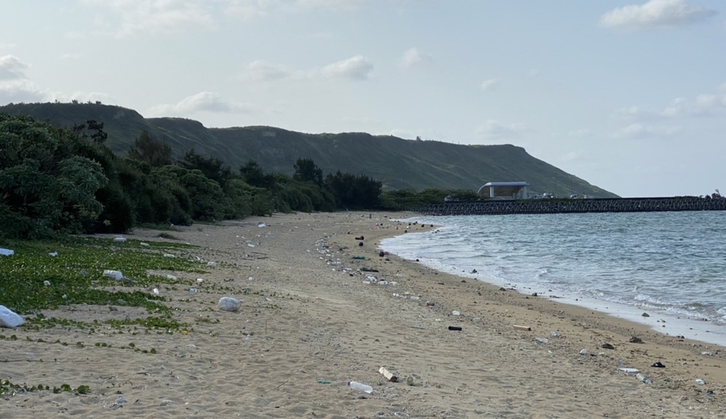 浦底ビーチ左清掃SDGs作戦 アイキャッチ