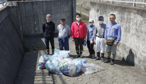 神戸市垂水区 福田川 福田小学校前 清掃作業 アイキャッチ