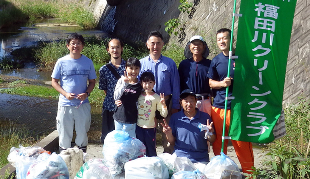 神戸市垂水区 福田川 川原橋 清掃作業 アイキャッチ