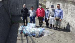 神戸市垂水区 福田川 福田小学校前 清掃作業 アイキャッチ