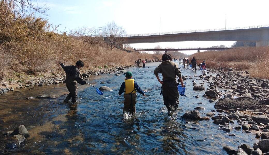 鈴鹿川探検隊～冬の川の生き物を調べてみよう！～ レポート