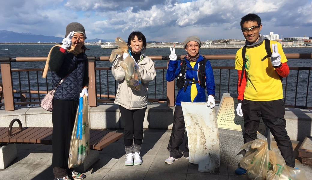 ラチエンランニングアカデミー湘南ビーチクリーン＆ラン レポート