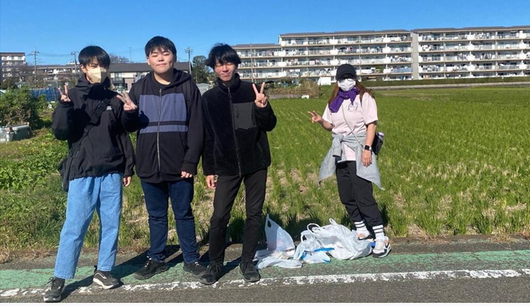 【2025.11.24mon祝】座間市入谷駅付近田んぼ沿い道路ｸﾘｰﾝｱｯﾌﾟ！ アイキャッチ