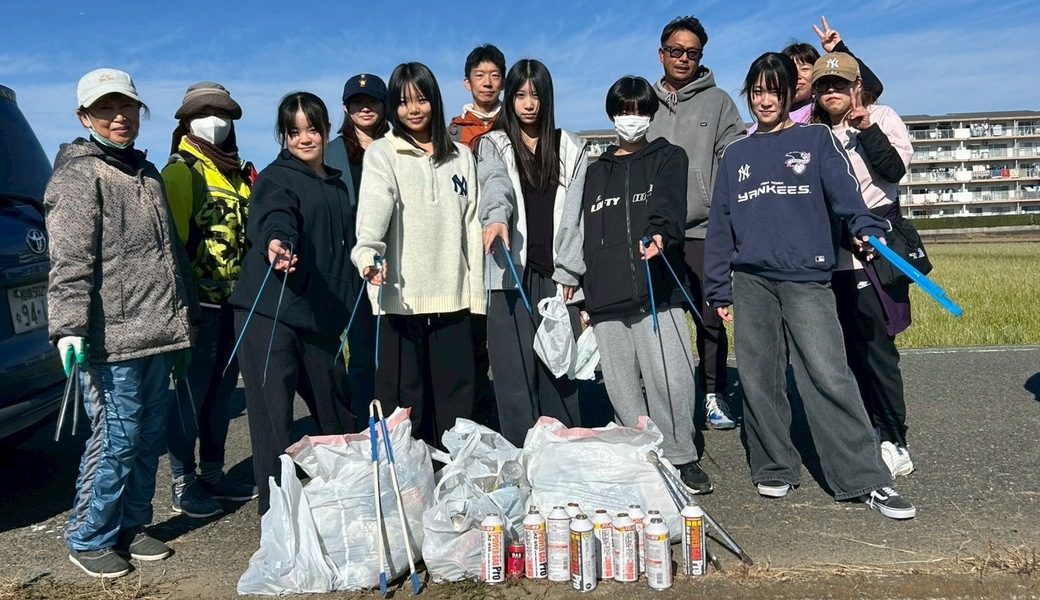 【2025.11.24mon祝】座間市入谷駅付近田んぼ沿い道路ｸﾘｰﾝｱｯﾌﾟ！ レポート