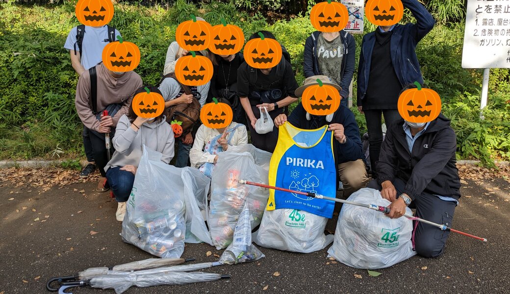 Halloween前のゴミ拾いin渋谷 レポート