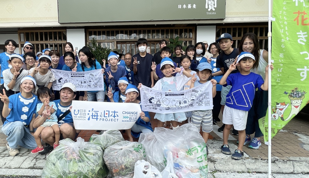 第75回神花きっずクリーン活動 in 第6回ブルーサンタNAHAクリーン作戦 レポート