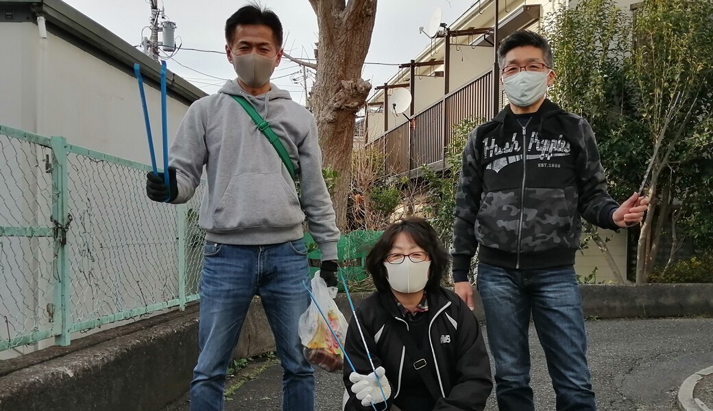 第6回鶴友会青年部町内会清掃活動 レポート