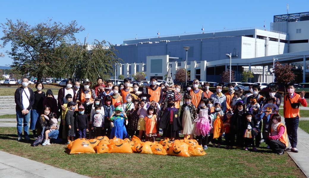 研究学園　みんなでゴミ拾い レポート
