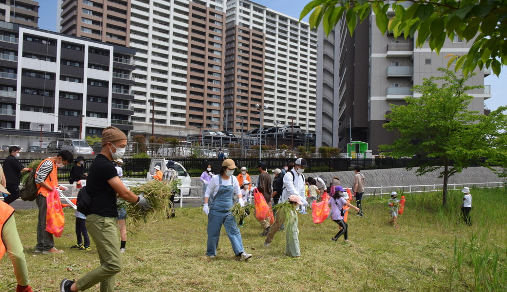 「研究学園みんなでゴミ拾い レポート