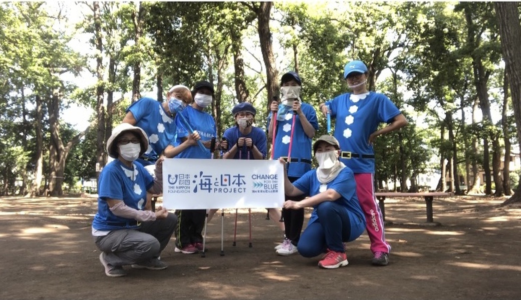 ポールウォーキングdeゴミ拾い レポート