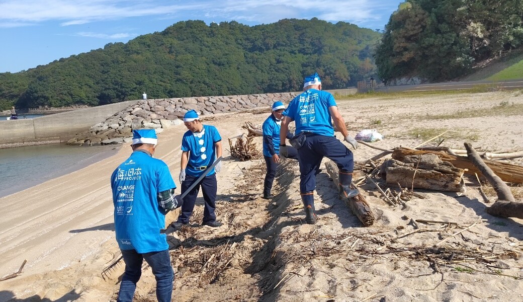 オーシャンクリーンアップINあし青少ビーチ レポート