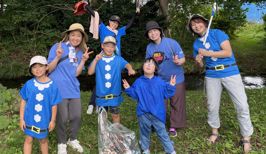 WORLD CLEANUP DAY2025 えにわブルーサンタごみ拾い レポート
