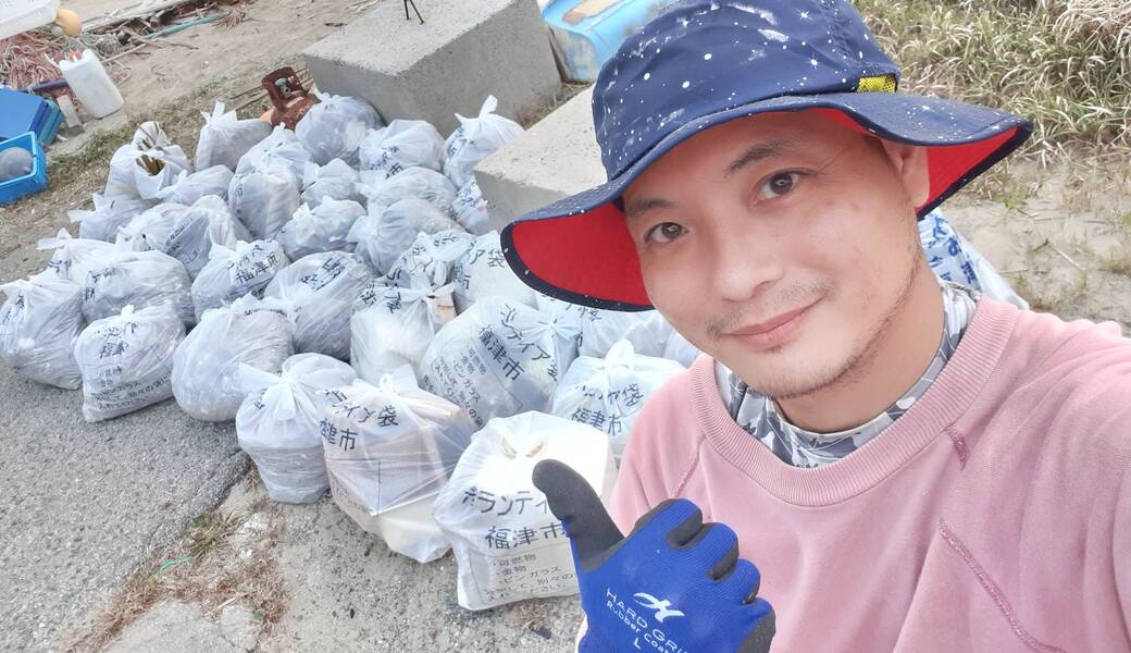 【勝浦浜】A CLEAN WITH A 教材集め！ レポート