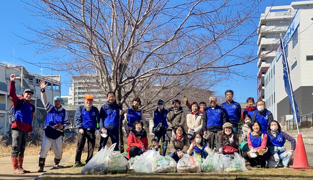 早渕川ファンクラブ・早渕川親水広場愛護会・定期美化活動 アイキャッチ