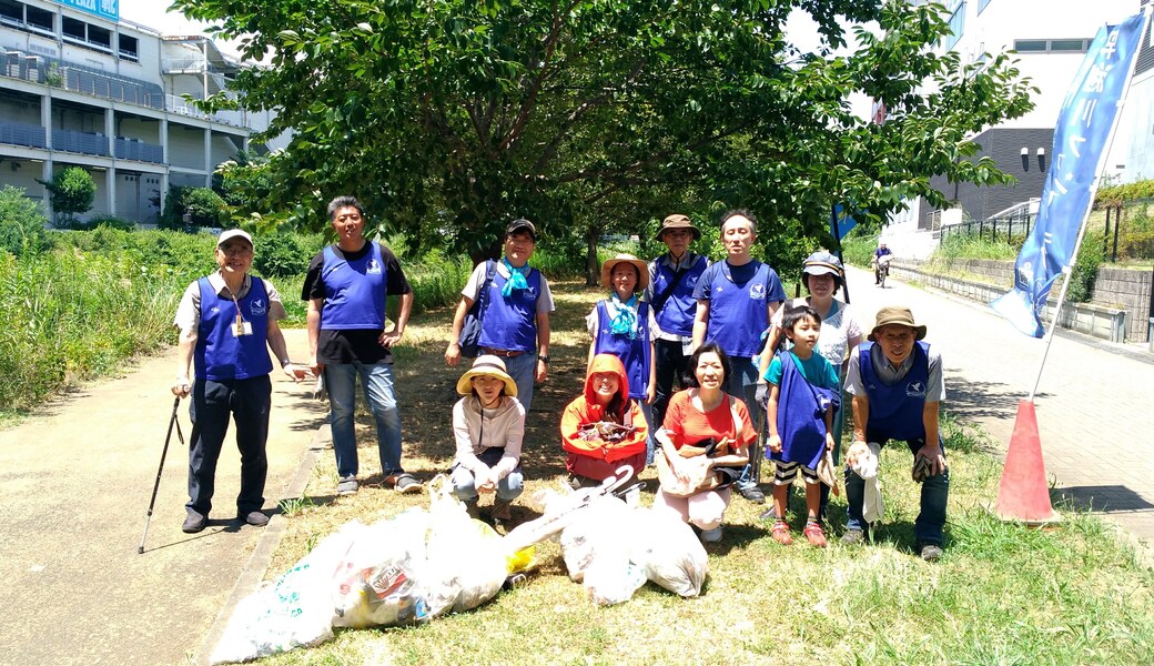 早渕川ファンクラブ・早渕川親水広場愛護会・定期美化活動 アイキャッチ