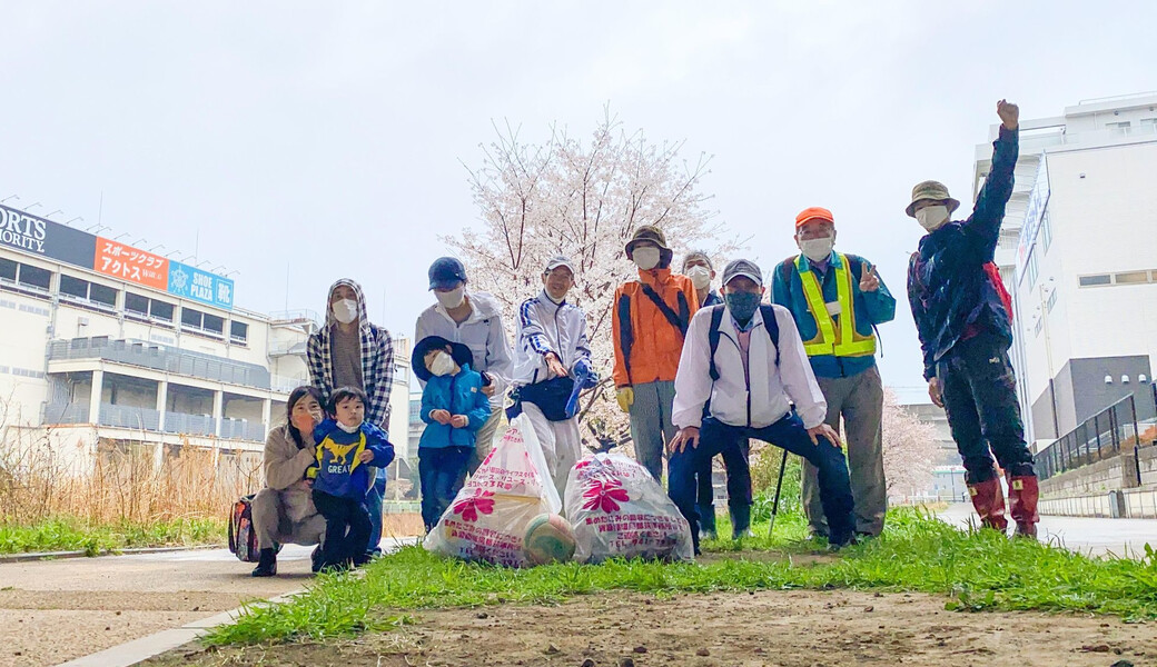 早渕川ファンクラブ・早渕川親水広場愛護会・定期美化活動 アイキャッチ