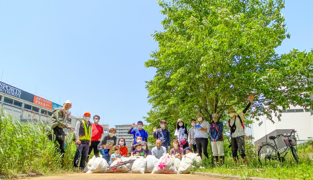 早渕川ファンクラブ・早渕川親水広場愛護会・定期美化活動 アイキャッチ