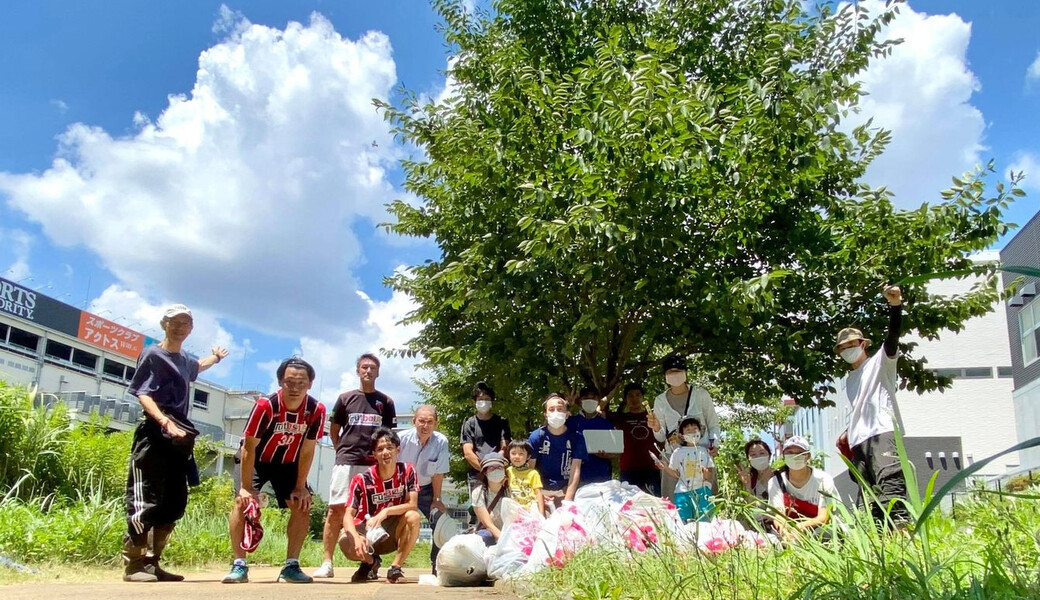 早渕川ファンクラブ・早渕川親水広場愛護会・定期美化活動 レポート