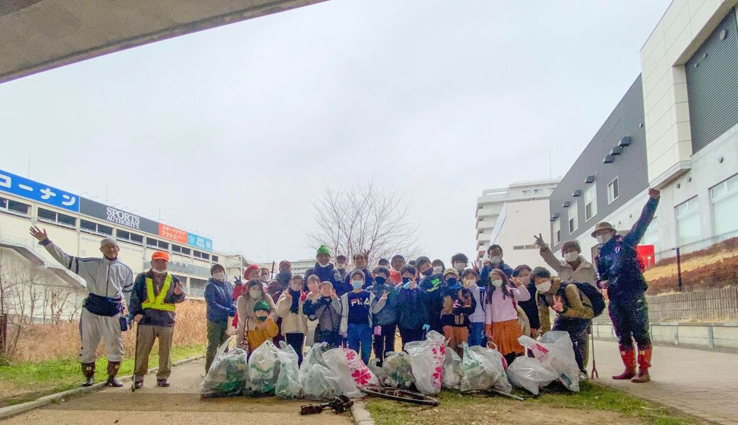 早渕川ファンクラブ・定期美化活動 レポート