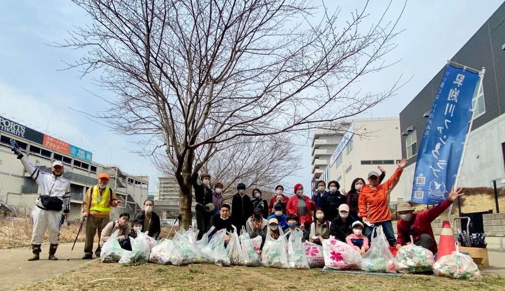 早渕川ファンクラブ・定期美化活動 レポート