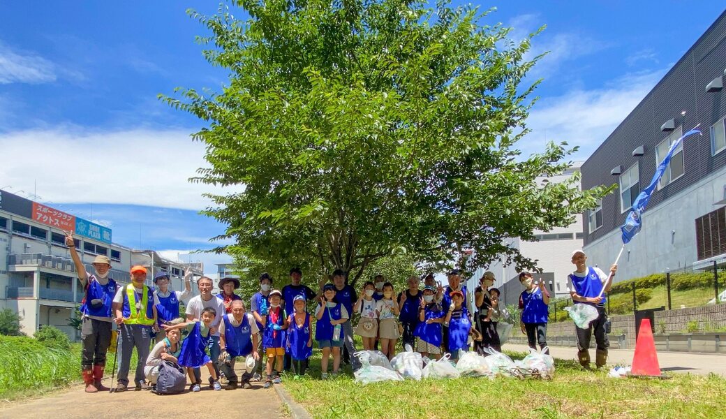 早渕川ファンクラブ・早渕川親水広場愛護会・定期美化活動 レポート