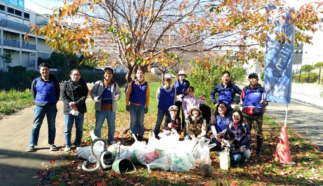 早渕川ファンクラブ・早渕川親水広場愛護会・定期美化活動 レポート