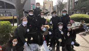 地域環境美化団体ひまわり　大井町周辺ゴミ拾い活動 アイキャッチ