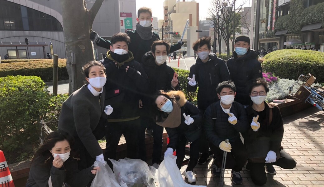 地域環境美化団体ひまわり　大井町周辺ゴミ拾い活動 アイキャッチ