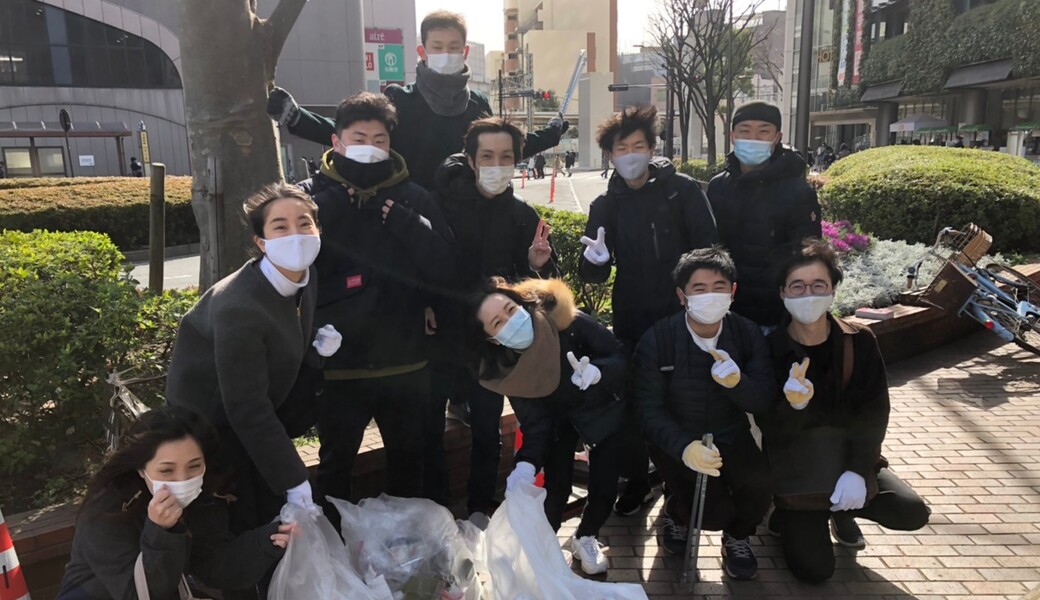 地域環境美化団体ひまわり　大井町周辺ゴミ拾い活動 アイキャッチ