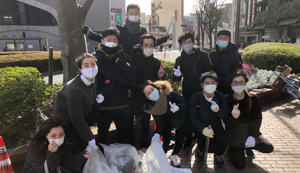 地域環境美化団体ひまわり　大井町周辺ゴミ拾い活動 アイキャッチ