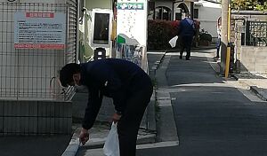 「朝活」社員のゴミ拾い アイキャッチ