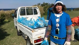 爪木崎で清掃活動 アイキャッチ