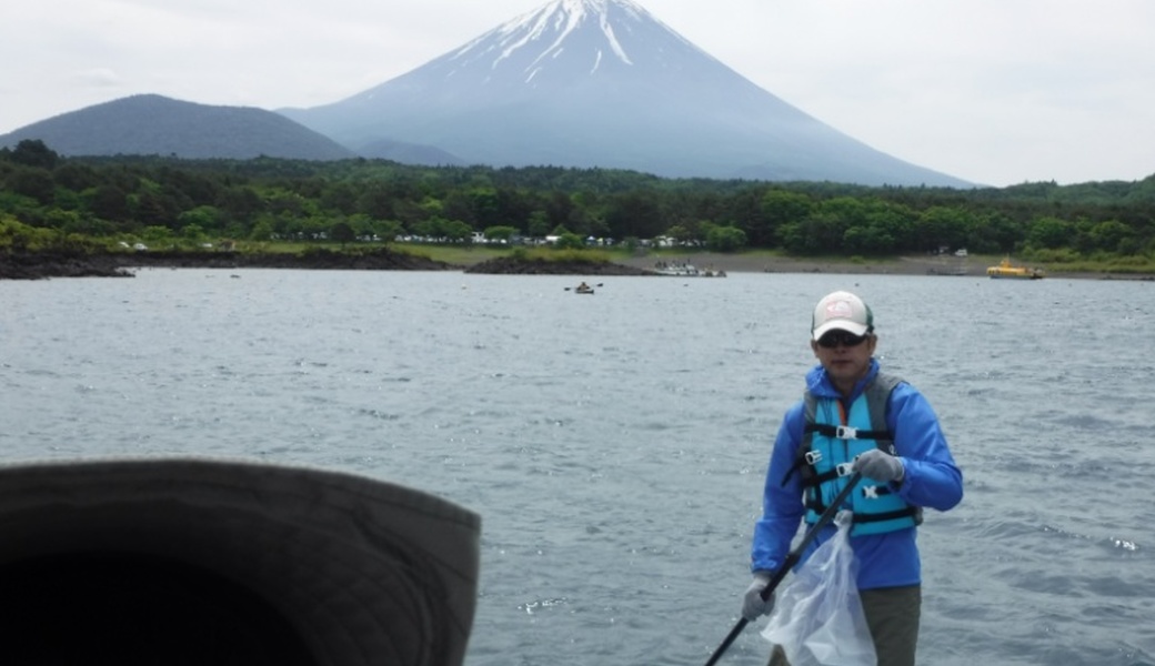本栖湖クリーンアップ参加 レポート