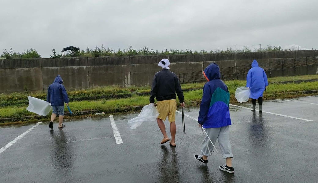 ふくポケ　原釜尾浜海水浴場周辺ゴミ拾い（原釜幼稚園） レポート