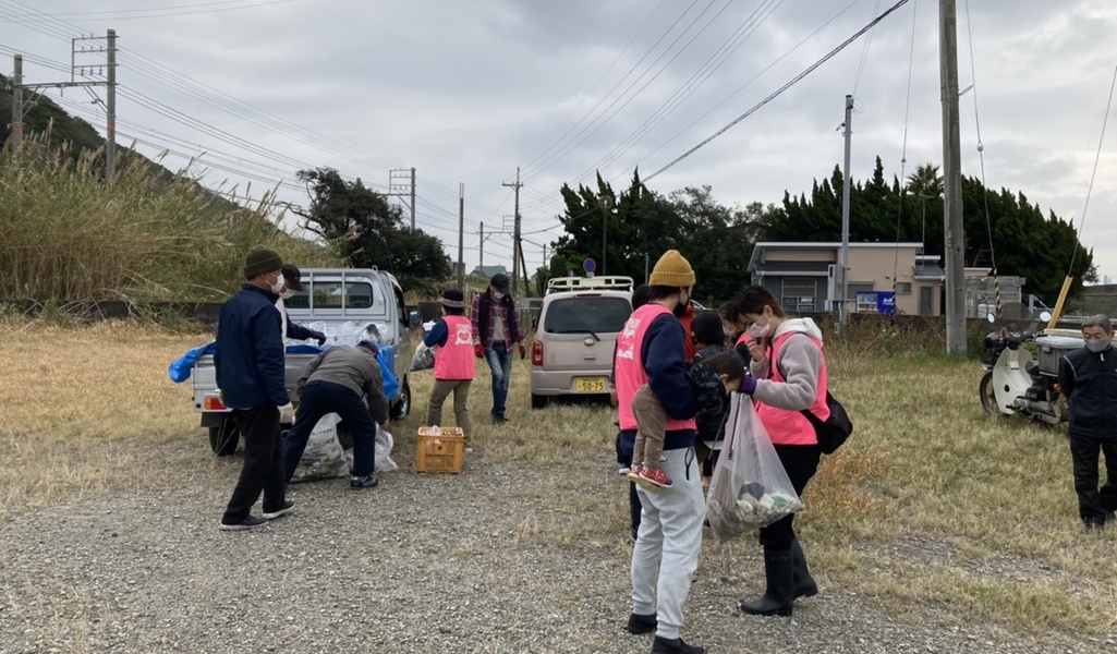 全教一斉ひのきしんデー磯ノ浦海岸 レポート