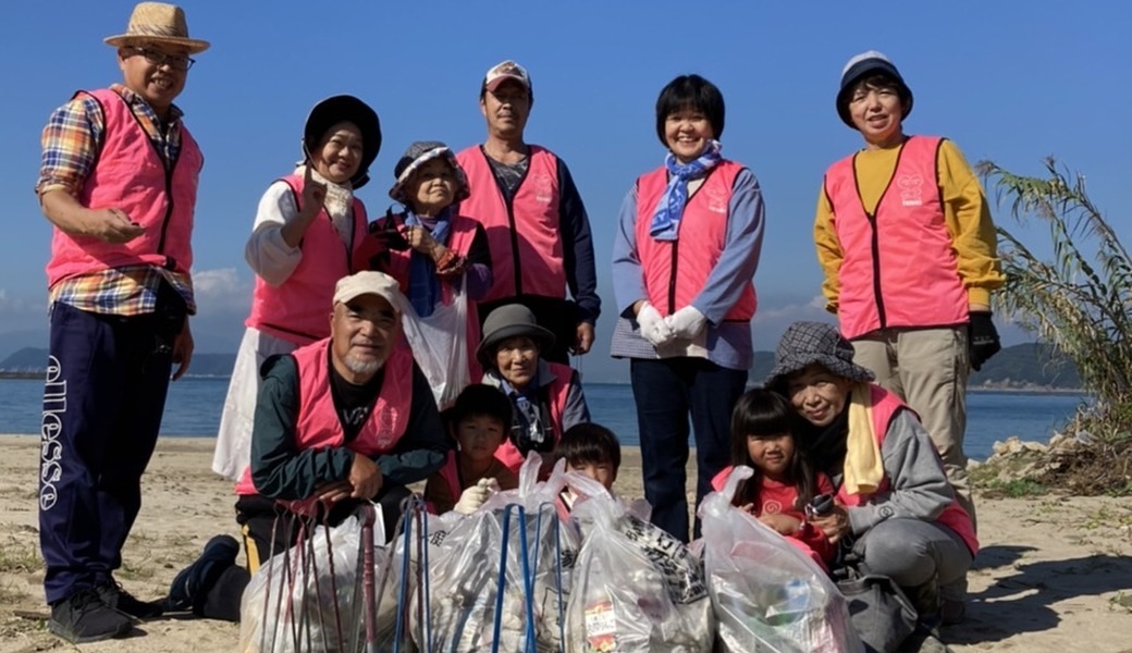 ビーチクリーン加太天理　加太海岸 レポート