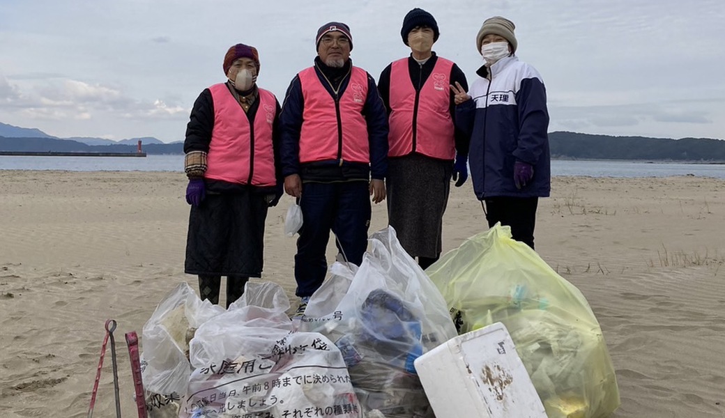 ビーチクリーン加太天理　2023.2.3  レポート