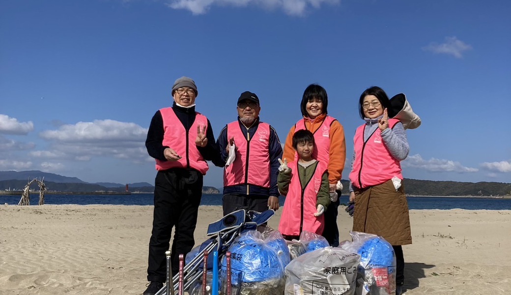 ビーチクリーン加太天理　雛祭り レポート