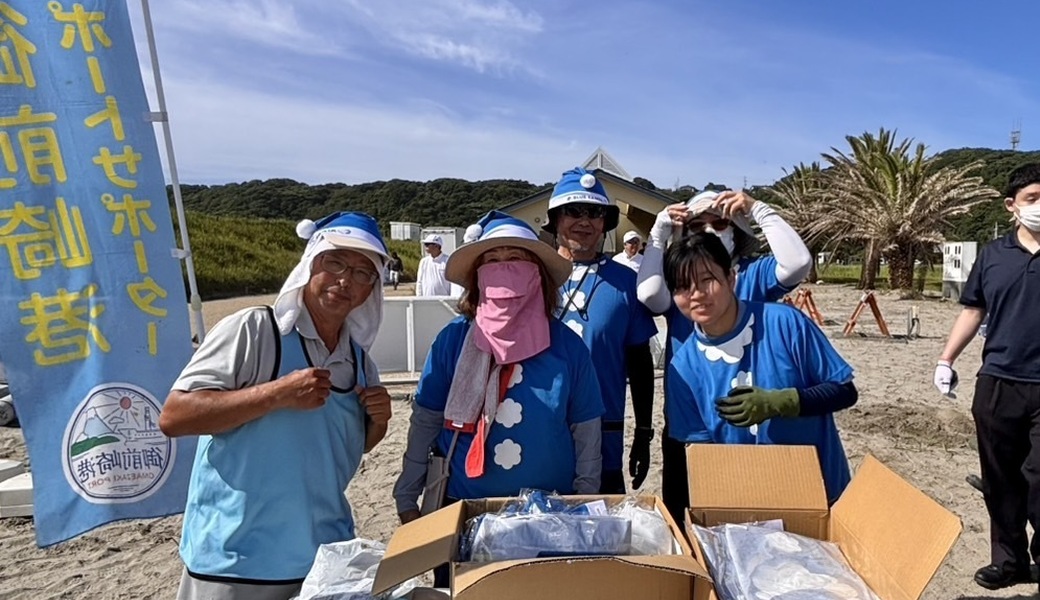 御前崎観光協会x御前崎ビーチクリーンナップxブルーサンタ レポート