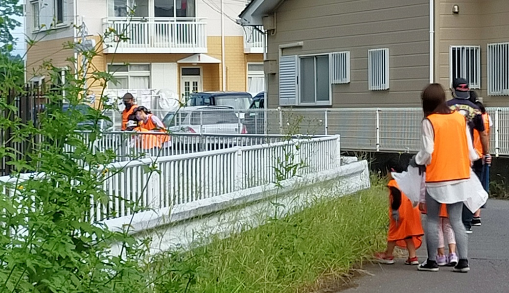 みんなでゴミ拾い レポート