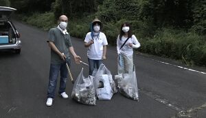 サイクリングロードでゴミ拾い アイキャッチ