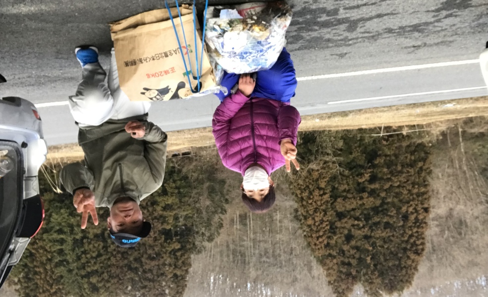 新年最初のウォーキングでゴミ拾い レポート