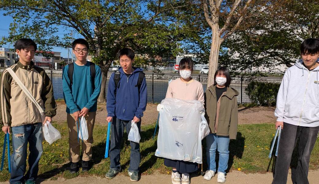ふくポケ・公園ゴミ拾い レポート