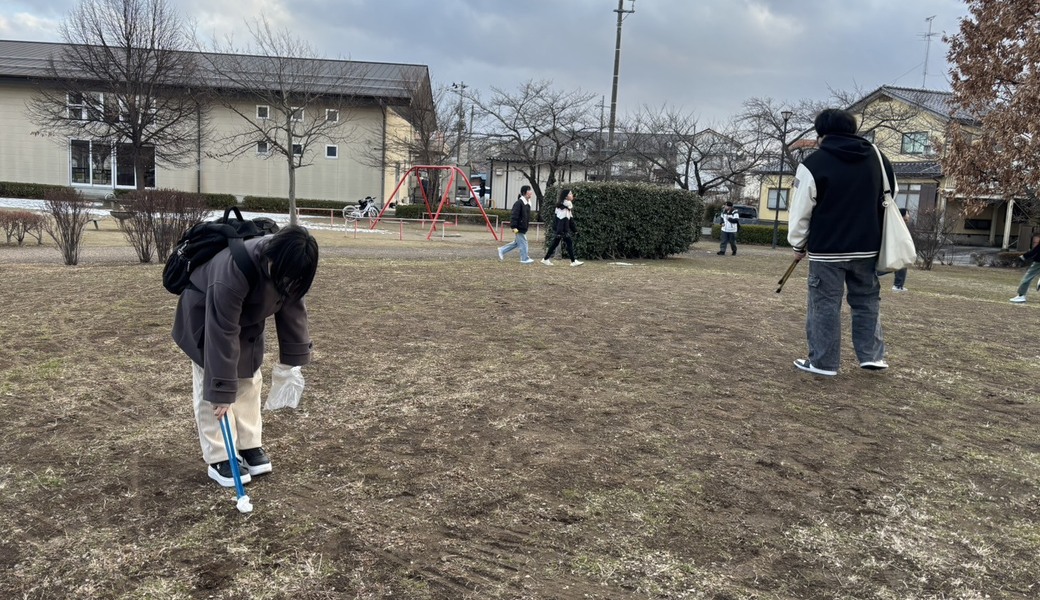 ふくポケ・公園ゴミ拾い レポート