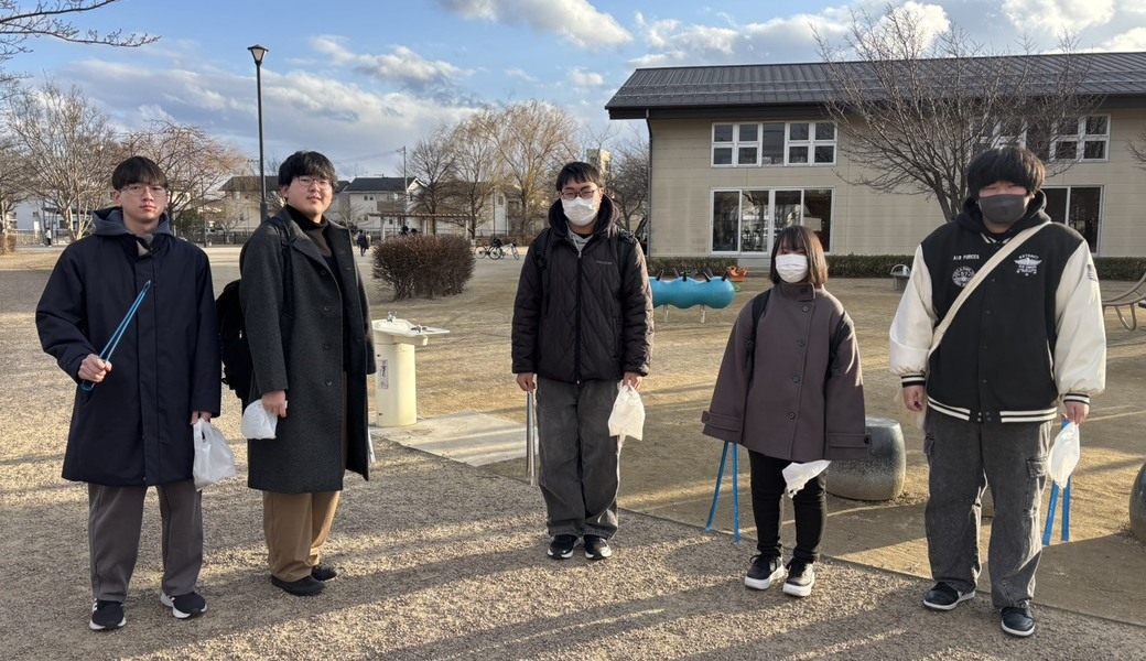 ふくポケ・公園ゴミ拾い レポート