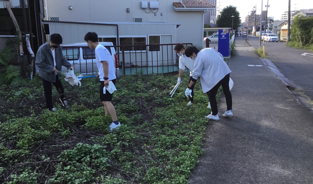 ふくポケ・公園ゴミ拾い レポート