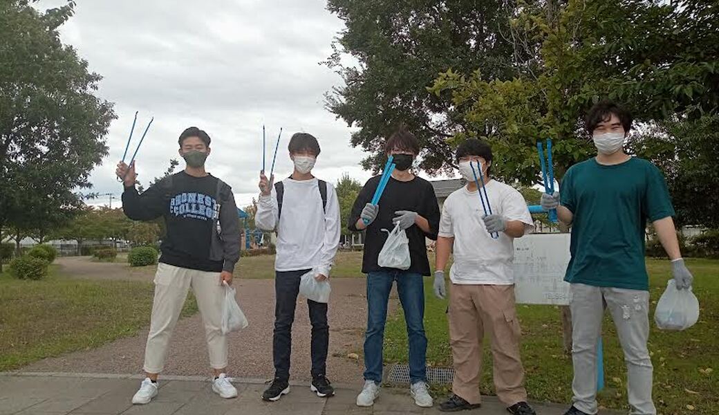 ふくポケ・公園ゴミ拾い レポート